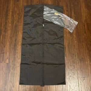 LOUIS VUITTON Garments Bag w/ Hanger Brown Travel Suit Dress Dust Cover NWOT